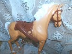 johnny west articulated horse side